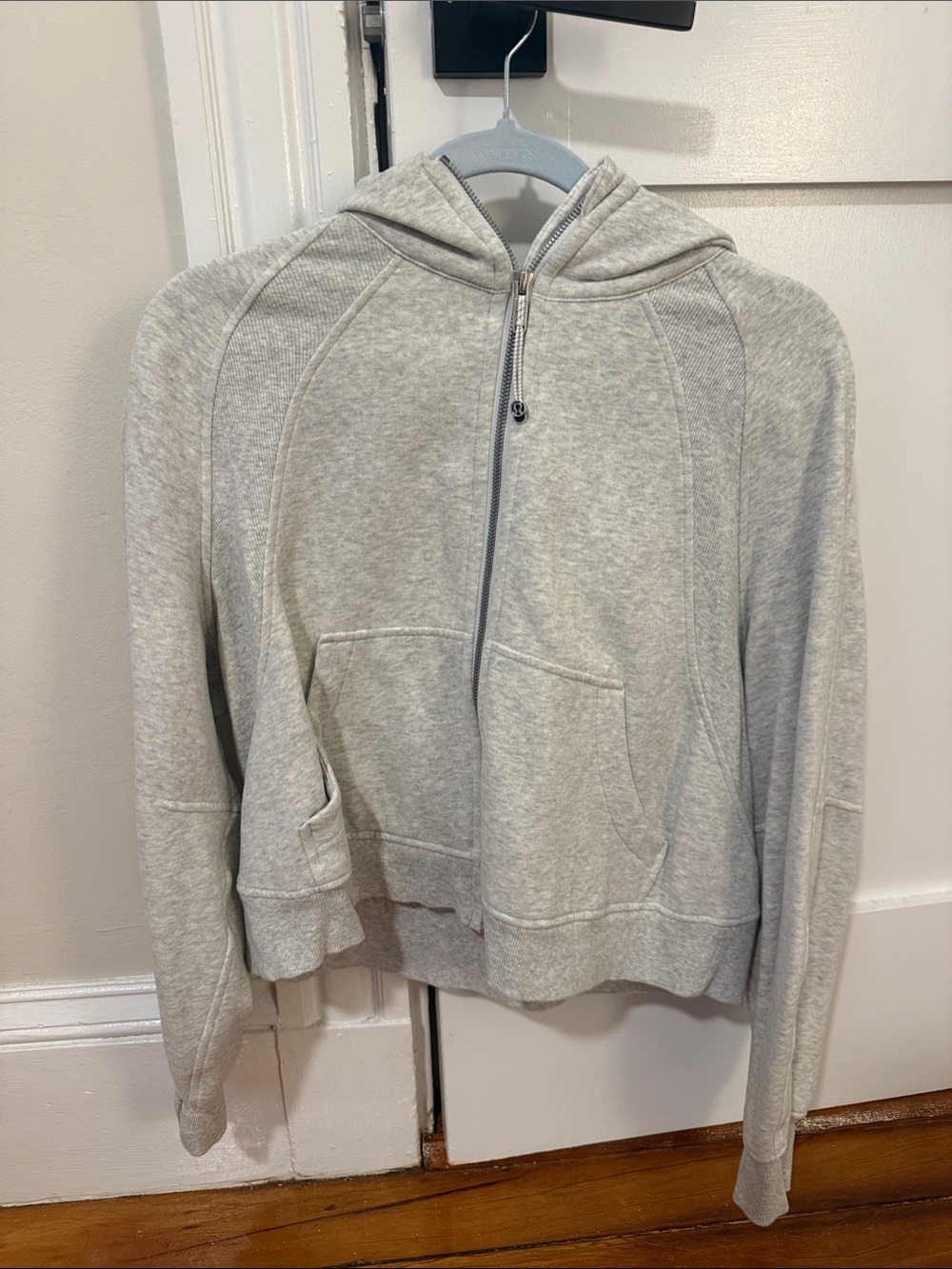 lululemon athletica Light Gray Half-Zip Hoodie